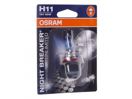 Лампа Osram H11 12V 55W NIGHT BREAKER PLUS UNLIMITED+110% (блистер, 1шт)